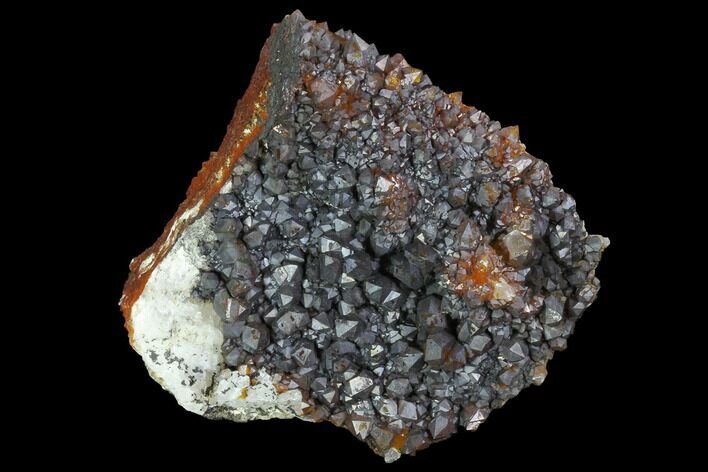 Quartz Cluster with Iron/Manganese Oxide - Diamond Hill, SC #98924